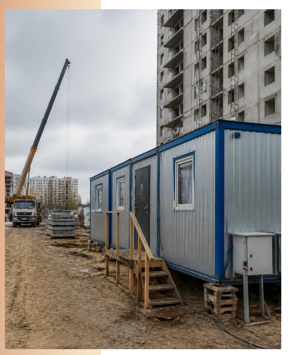 Аренда строительных вагончиков для рабочих в Назарове